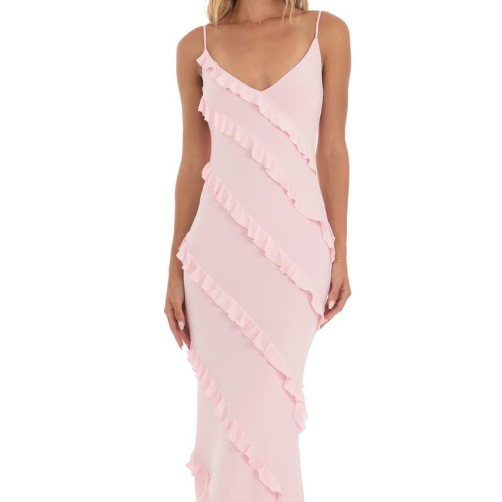 Ruffle Maxi Dress LUCY IN THE SKY